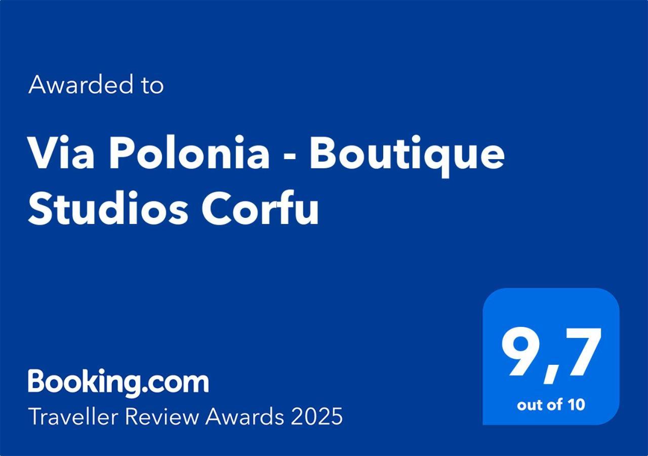 Via Polonia - Boutique Studios Corfu Agios Georgios  Buitenkant foto